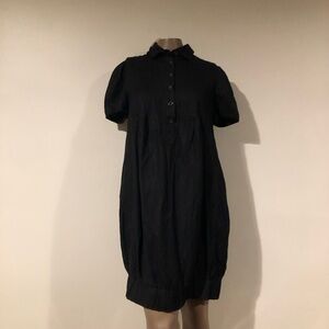 Piko 1988 Black Short Sleeve Dress